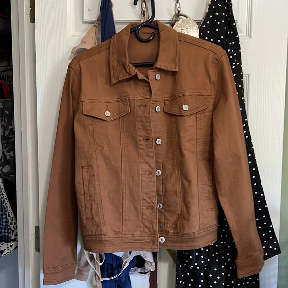 Brown jean jacket